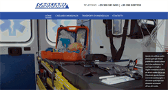 Desktop Screenshot of ambulanzacagliariemergenza.com